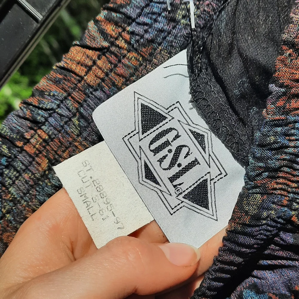 🆕️ Vintage 80s Floral G.S.L Pants - Picture 3 of 7